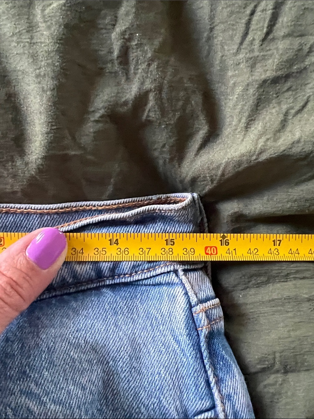 Levi's Wedgie Straight Jeans High Rise Button Fly Wash Size 30 - Picture 6 of 9